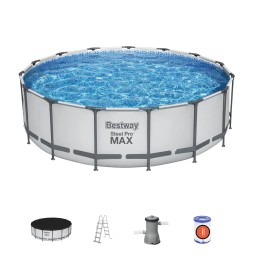 Piscină Steel Pro MAX 457x122 cm BESTWAY 5in1 + accesorii