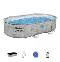 Basen stelażowy BESTWAY Power Steel Swim Vista 16x10FT