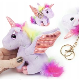 Unicorn Keychain Plush Toy - Lucky Amulet