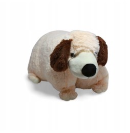 2in1 Pillow Plush White Puppy Emaj