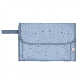 My Bag's Leaf Blue travel changing mat - practical and stylish