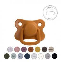 Filibabba Silicone Pacifiers 2 pcs. 6m+ Golden Mustard