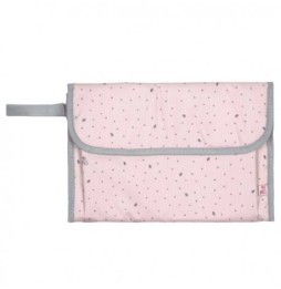 My Bag's Travel Changing Mat Leaf Pink for Kids