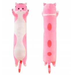 Long Cat Plush Pillow 50 cm Pink