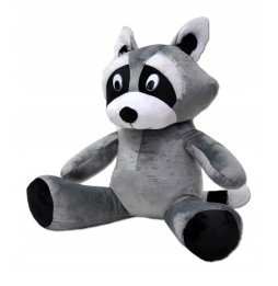 Large Plush Raccoon Teddy for Kids