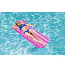 Transparent Beach Mattress 183 x 76cm Bestway Pink