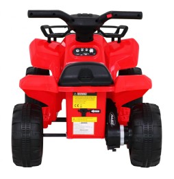 Quad Storm pentru copii - roșu, motor 25W, acumulator