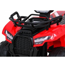 Quad Storm pentru copii - roșu, motor 25W, acumulator