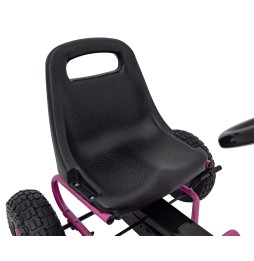 Gokart pe pedale AIR PerHour roz pentru copii