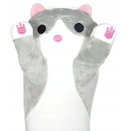 Long Gray Cat Plush 90 cm