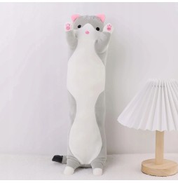 Long Plush Cat 70 cm Gray