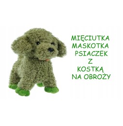 Pudel z kostką piesek 20cm Emaj