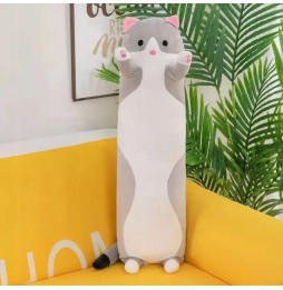 Long Plush Cat 70 cm Gray