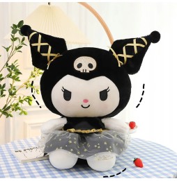 Maskotă Pufoasă Kuromi de 30cm