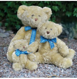 Small Plush Bear with Bow 20.5 cm