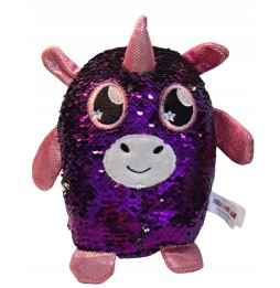 Glitter Palz unicorn 21 cm mascote cu paiete