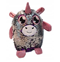 Glitter Palz unicorn 21 cm mascote cu paiete