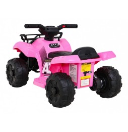 Quad Storm electric pentru copii roz cu motor de 25w