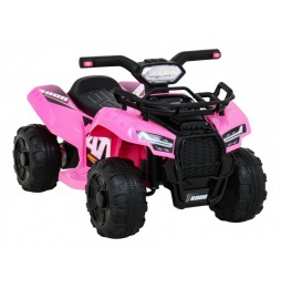 Quad Storm electric pentru copii roz cu motor de 25w