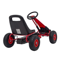 Gokart pe pedale AIR PerHour pentru copii, roșu