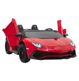 Lamborghini Aventador SV dla dzieci - czerwony