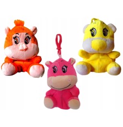 Monkey, Bear, Hippo Keychains with Wallet