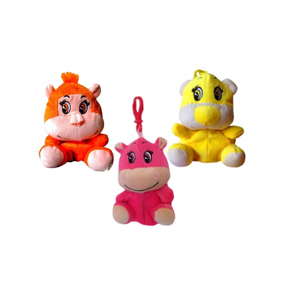 Monkey, Bear, Hippo Keychains with Wallet