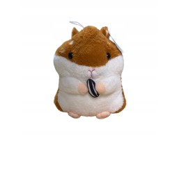 Brown and White Hamster Plush Toy