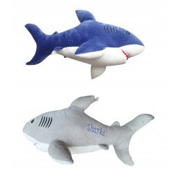 Plush Shark 60 cm - Blue and Gray