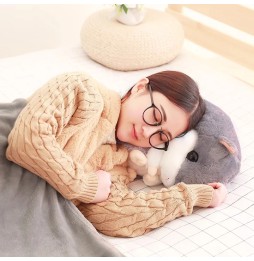 Hamster with Blanket 3in1 Gray Plush