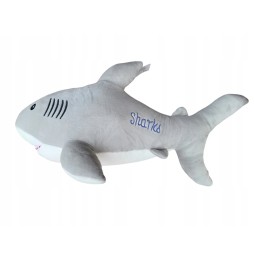 Plush Shark 60 cm - Blue and Gray