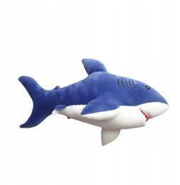 Plush Shark 60 cm - Blue and Gray