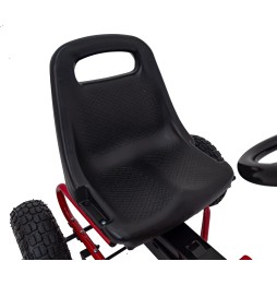 Gokart pe pedale AIR PerHour pentru copii, roșu