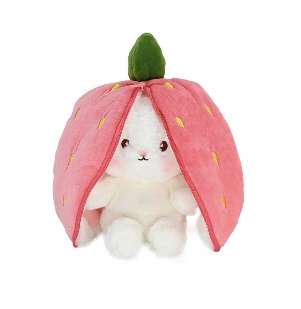 Strawberry Bunny Plush Toy 25 cm