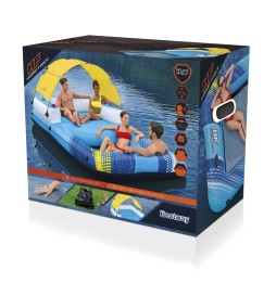 4-Person Inflatable Island 305x186x58cm BESTWAY