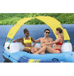 4-Person Inflatable Island 305x186x58cm BESTWAY