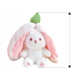 Strawberry Bunny Plush Toy 25 cm