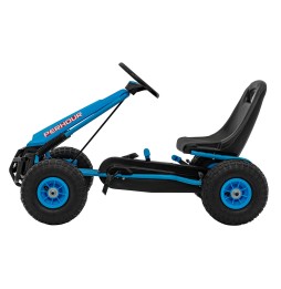 Gokart pe pedale AIR PerHour pentru copii - Albastru