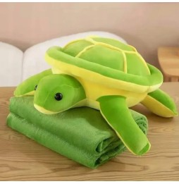 Żółwik z kocem pluszak 60 cm dla dzieci