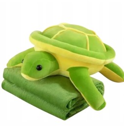 Żółwik z kocem pluszak 60 cm dla dzieci