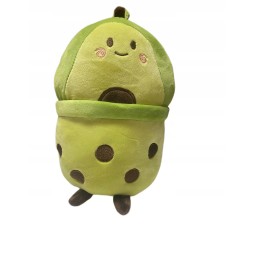 Perna mascote Bubble Tea buburuza verde 23 cm