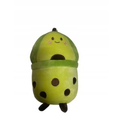 Perna mascote Bubble Tea buburuza verde 23 cm