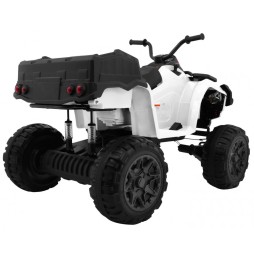 Quad XL ATV dla dzieci biały z napędem 4x4 i audio LED