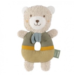 Teddy Bear Rattle Nature 3 for Kids - FEHN