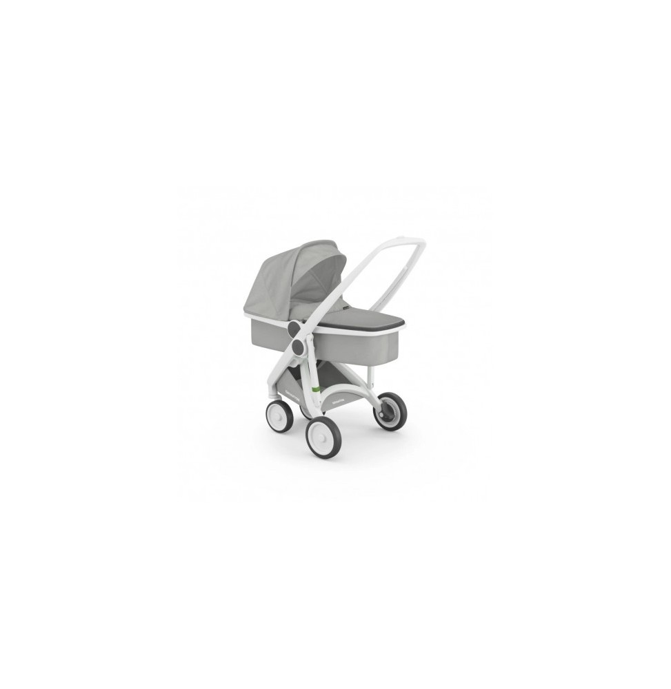 Greentom carrycot stroller v.2.1 white-grey