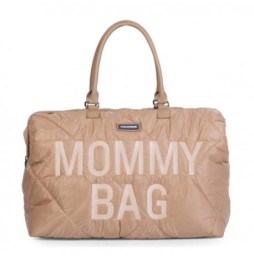 Childhome mommy bag pikowana beżowa - torba dla mam