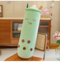 Zielona maskotka poduszka Bubble Tea 110 cm