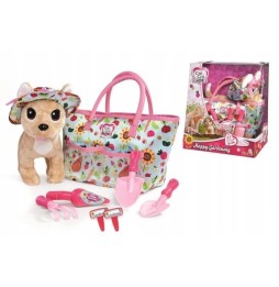 Chichi Love plush dog with bag