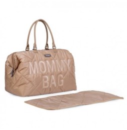 Childhome mommy bag pikowana beżowa - torba dla mam