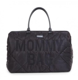 Childhome Mommy Bag Black Quilted - Stylish and Functional